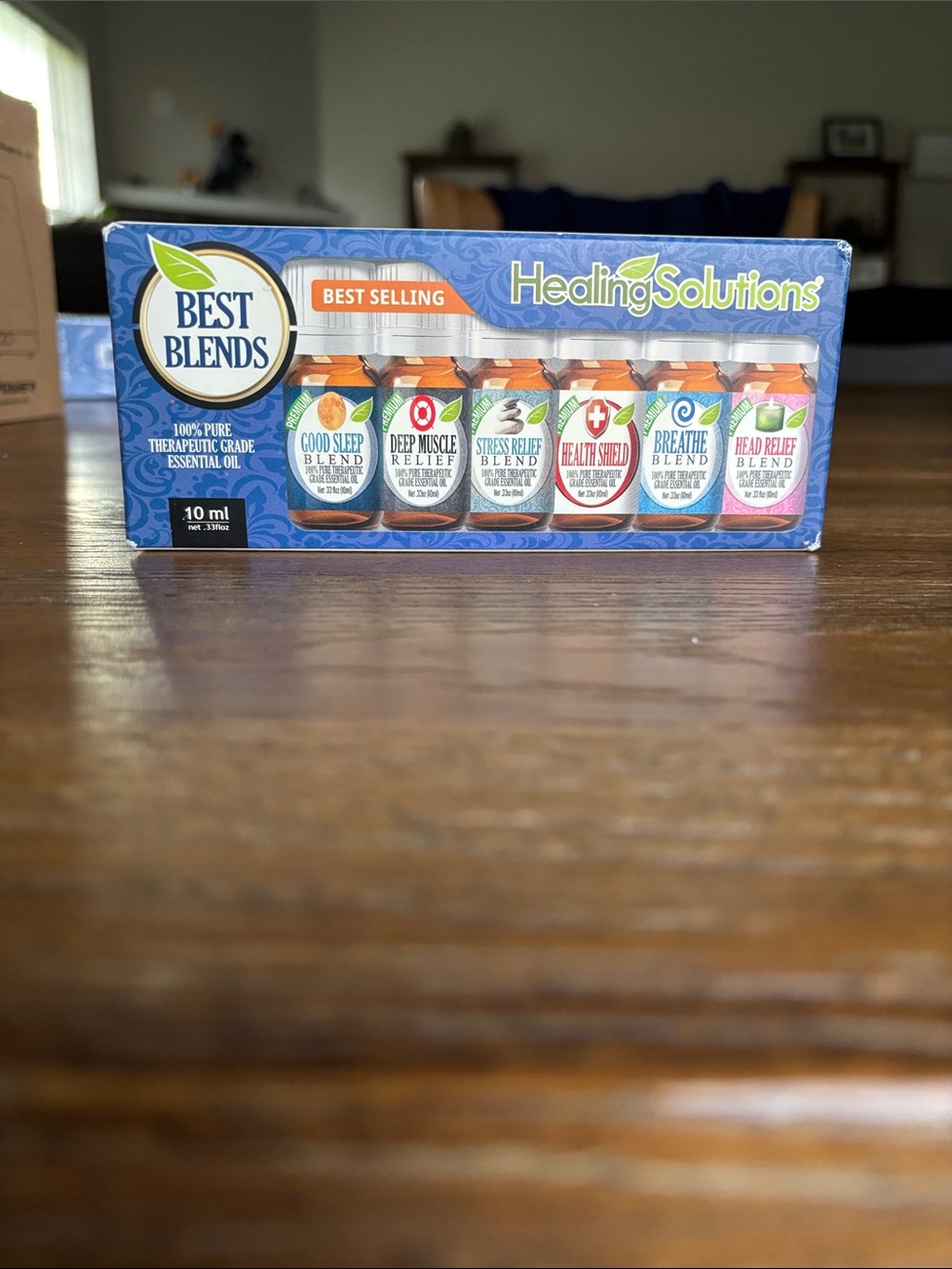 Healing Solutions Essential Oil Kit - Blue Packaging